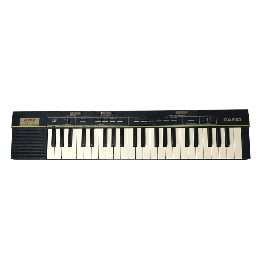 Casio Casiotone MT-36 Vintage 49-Key Electronic Keyboard Japan Black MT36